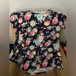 Plus size, Floral women blouse
